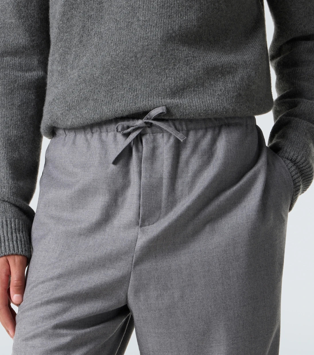 The Row - Xon virgin wool straight pants