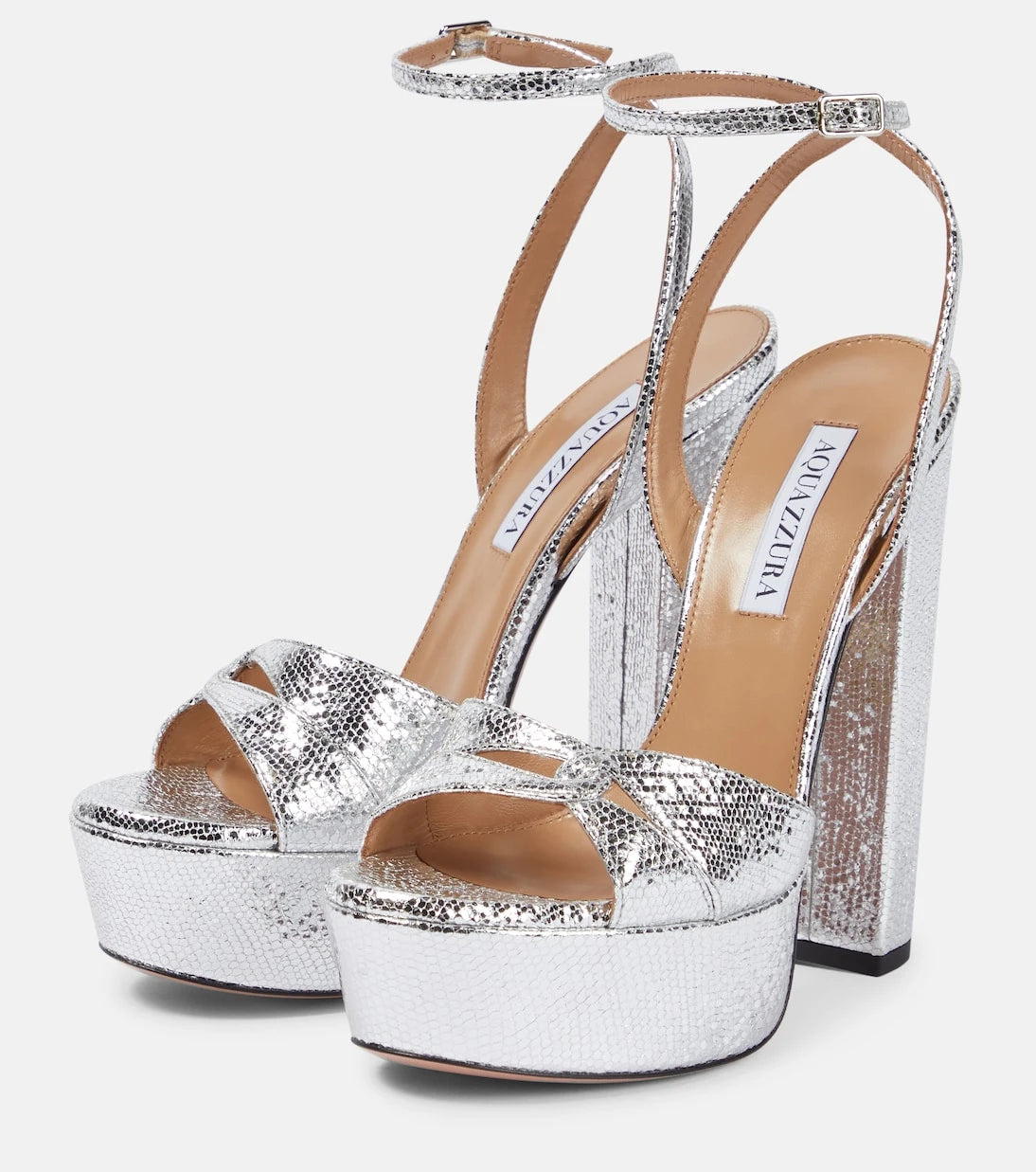 Aquazzura - Sinner deri platform sandalet