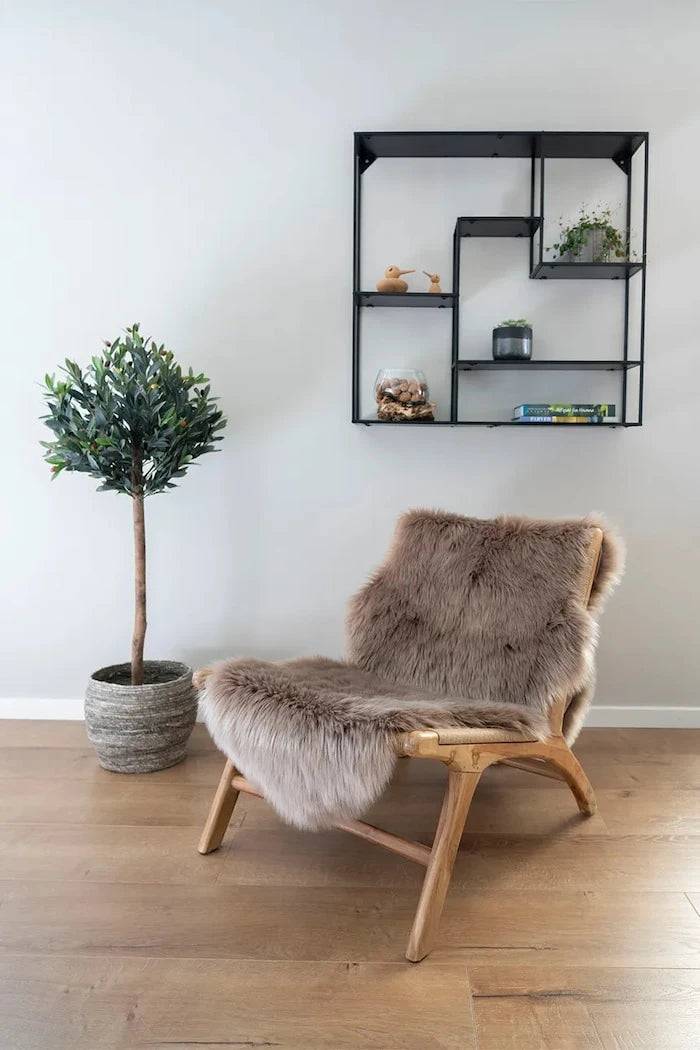 House Nordic Yapay Kuzu Derisi Yatak Örtüsü 60 x 180 cm