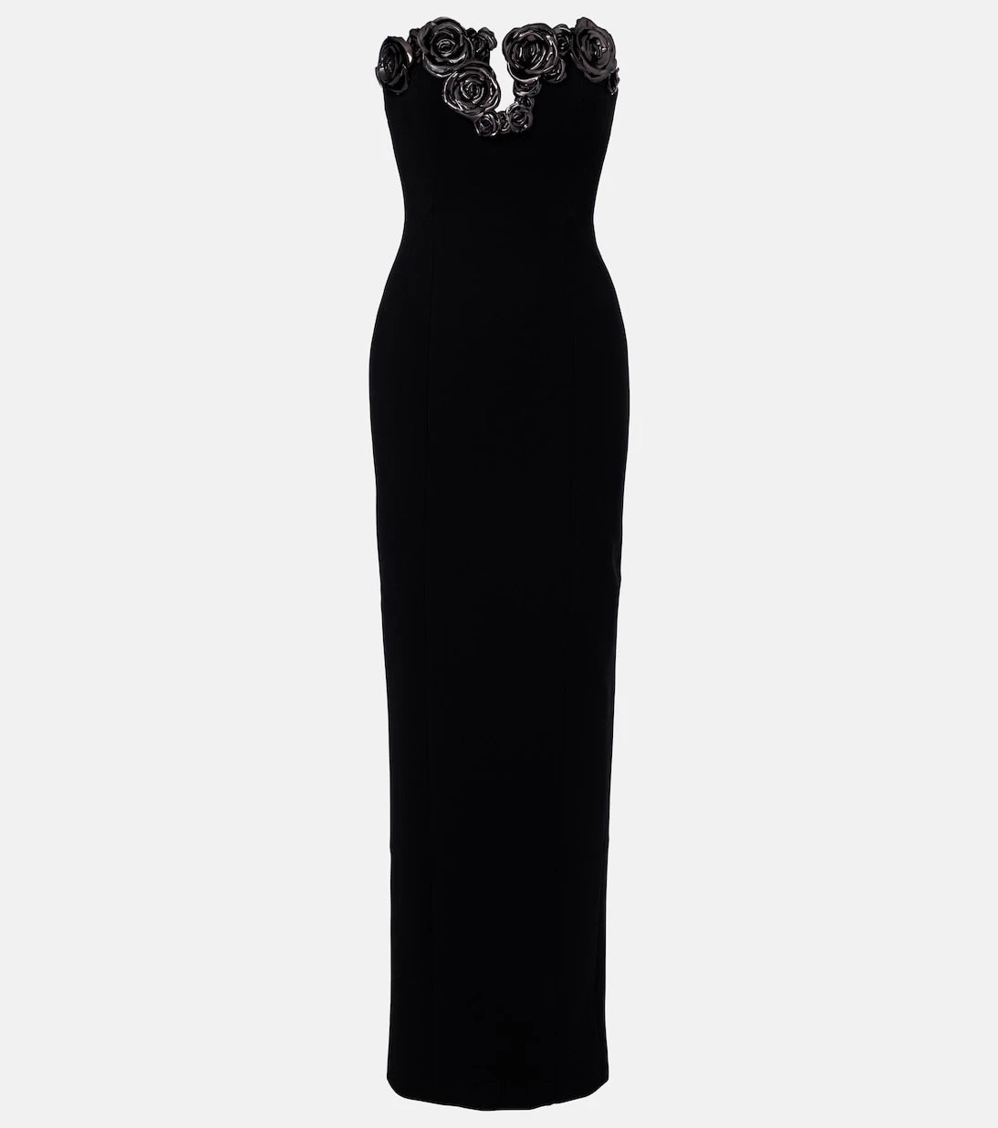 Rachel Gilbert - Mirage floral-appliqué bustier gown