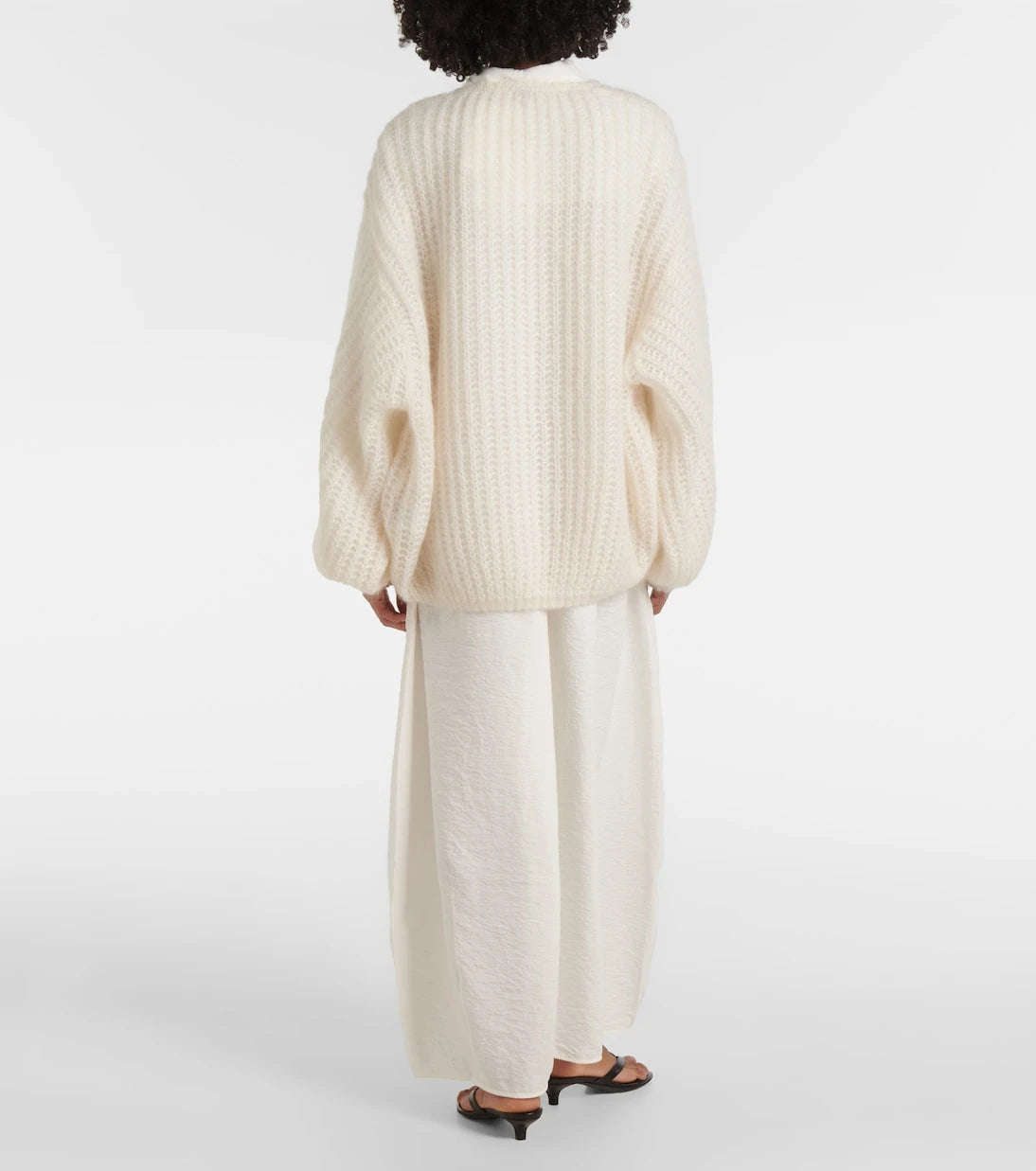 Toteme - Open-front mohair-blend cardigan