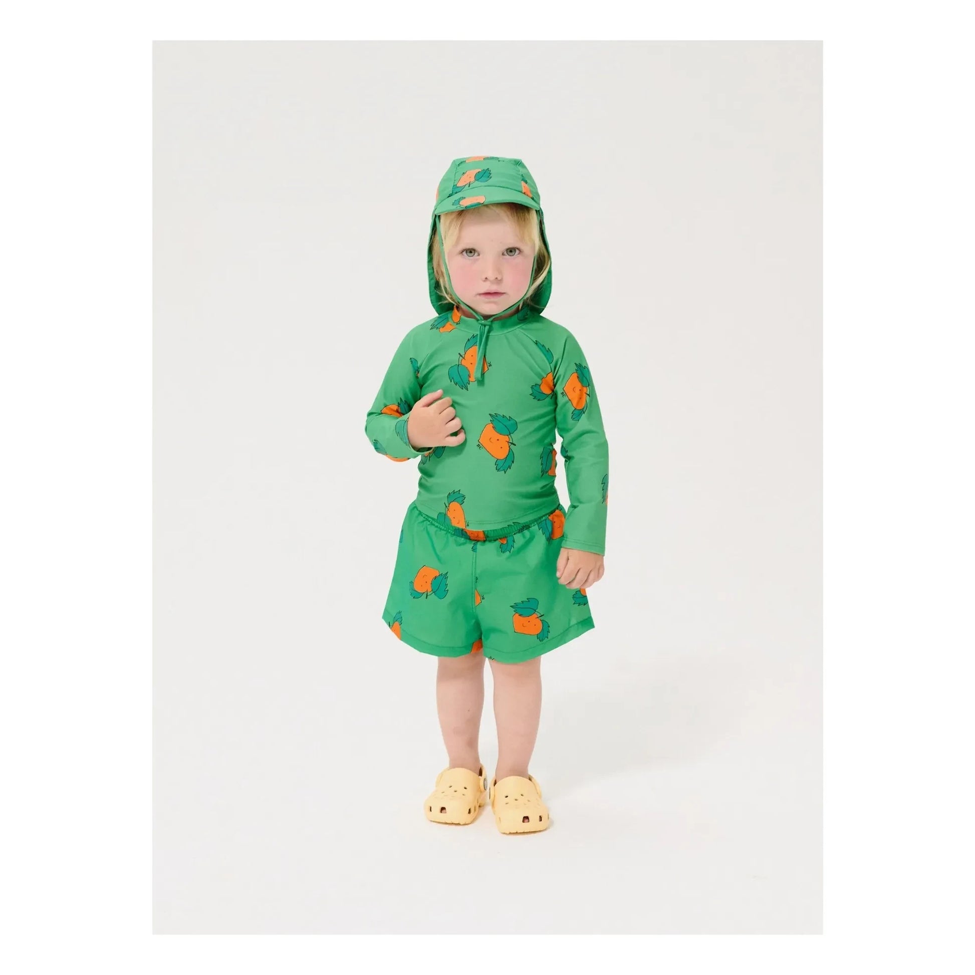 Bobo Choses - Orange Baby Swim Shorts | Green