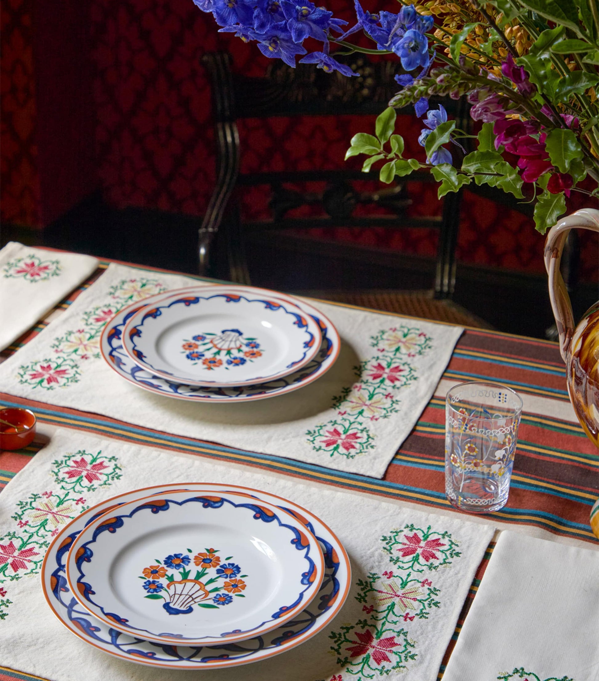 Cabana Magazine x Ginori 1735 Porcelain Anatolia Dessert Plate (21cm)