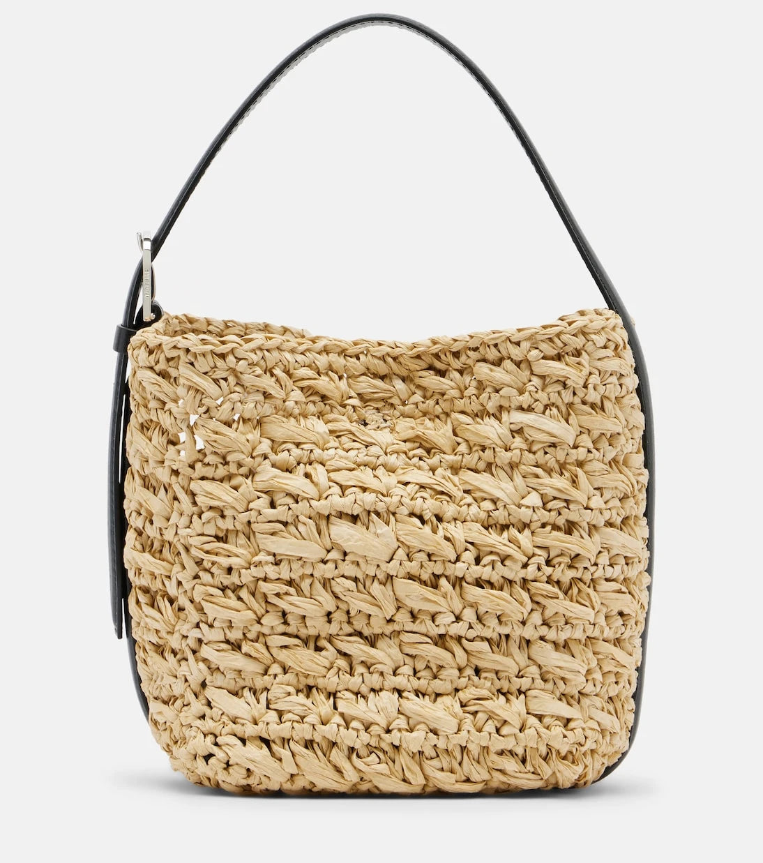 Toteme - Belted Small raffia top-handle bag