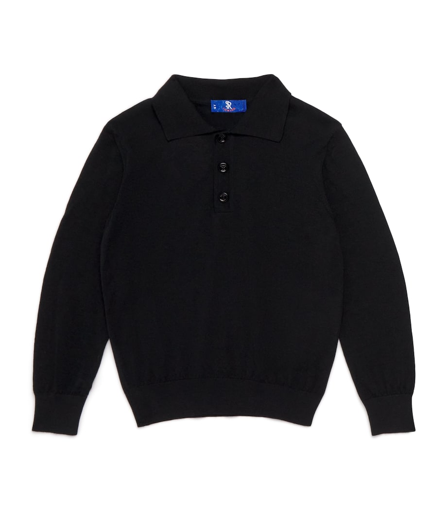 Stefano Ricci Kids Virgin Wool Polo Shirt (4-16 Years)