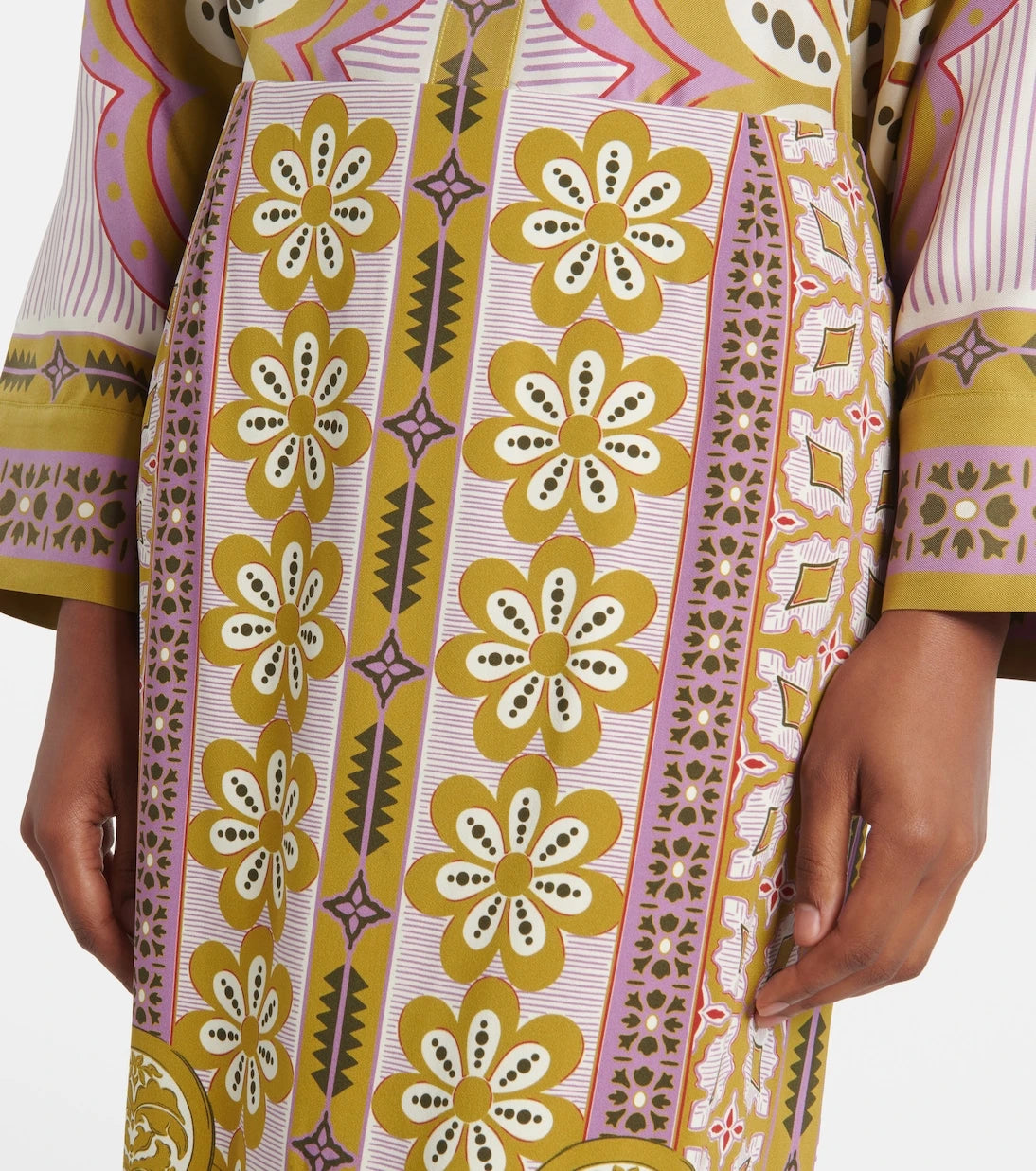 La DoubleJ - Printed pencil skirt