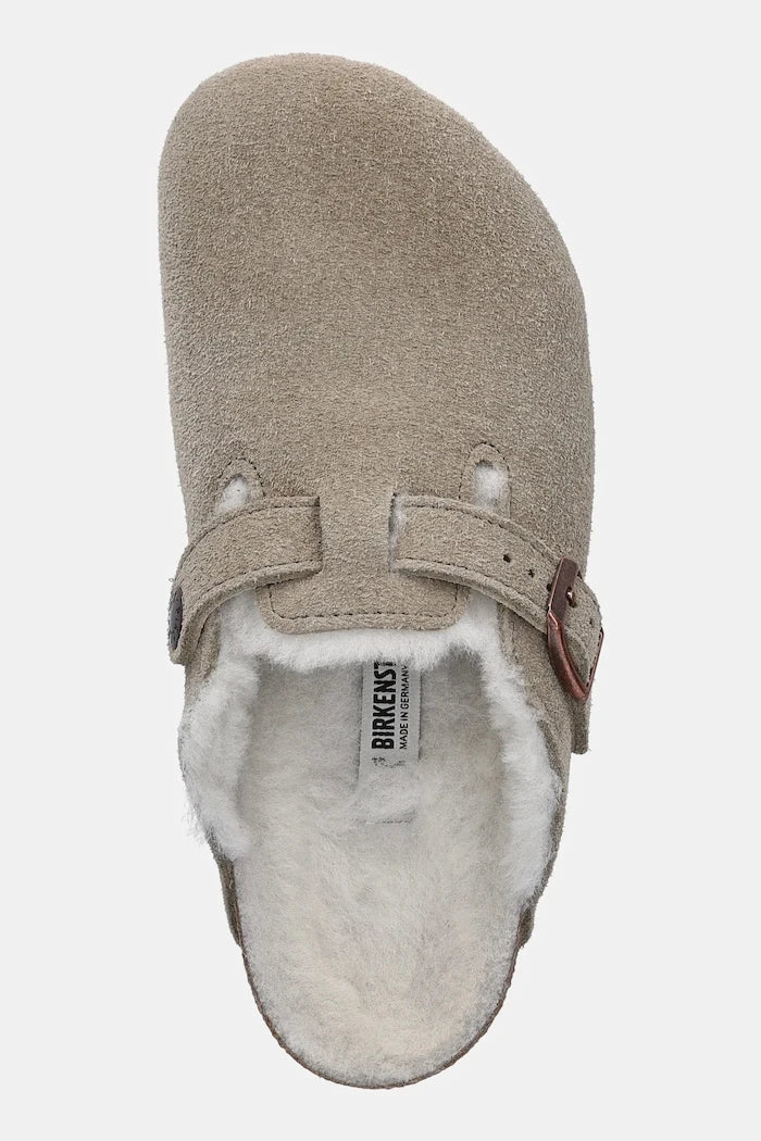 Детски велурени чехли Birkenstock Boston