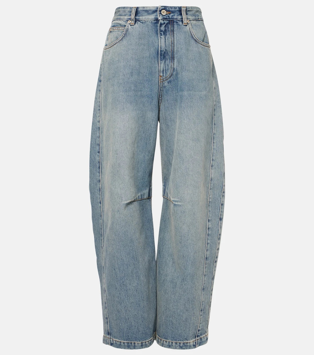 Loewe - Anagram barrel-leg jeans