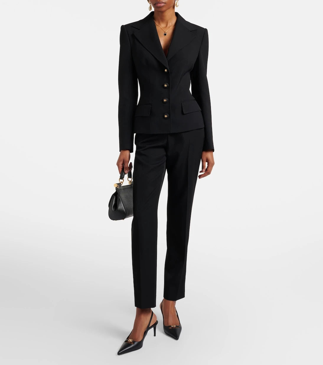 Dolce&Gabbana - Virgin wool tapered pants