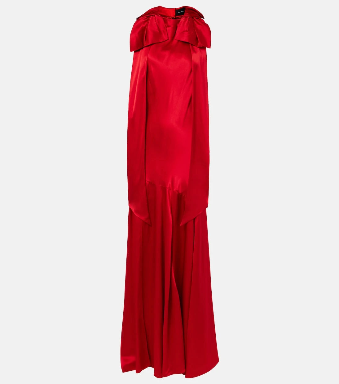 Simone Rocha - Bow-detail open-back silk satin gown