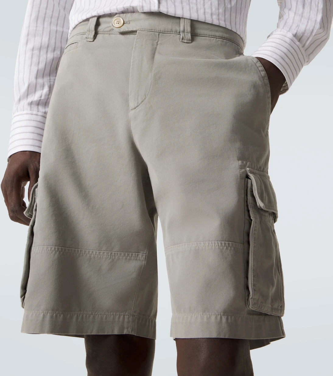 Brunello Cucinelli - Cotton cargo shorts