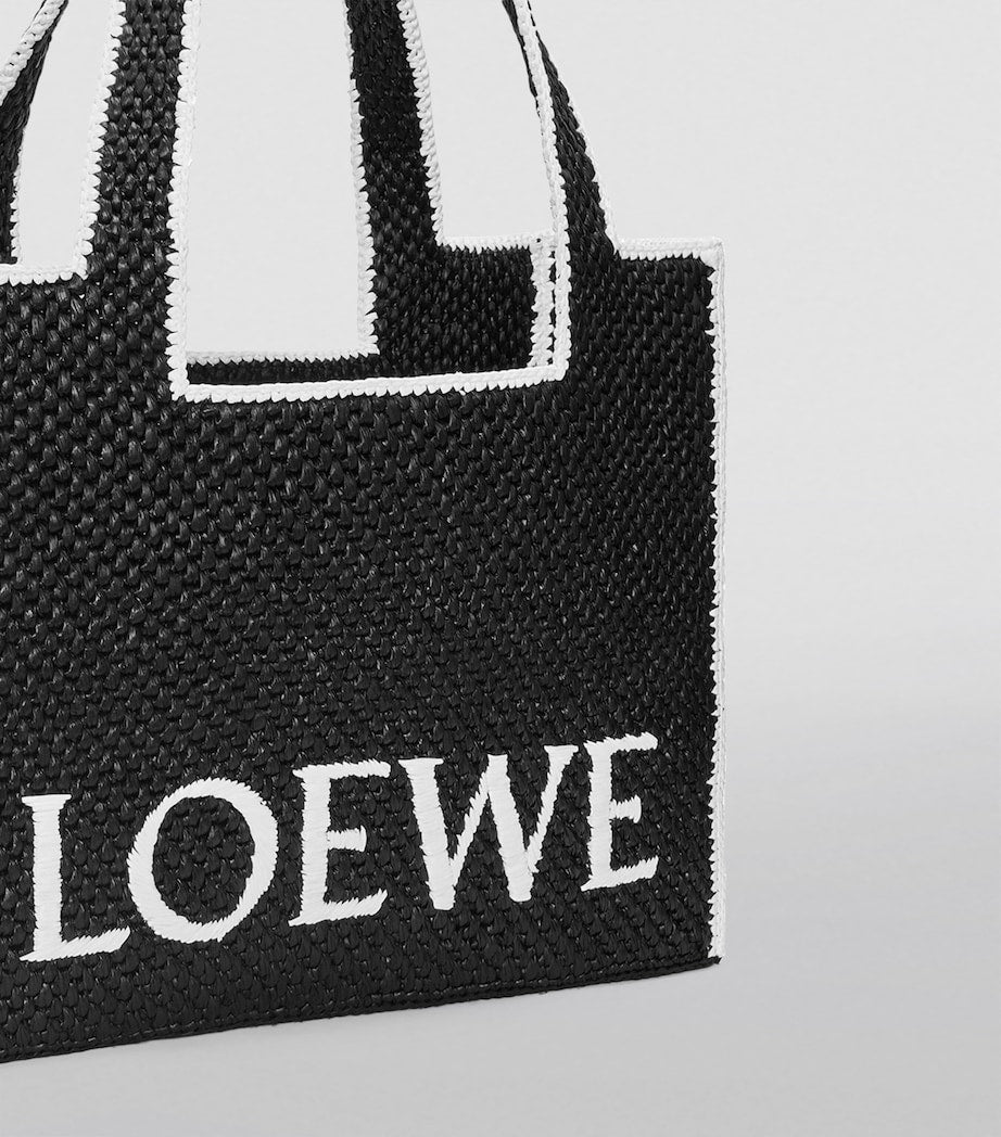 LOEWE Black x Paula's Ibiza Large Font Tote Bag