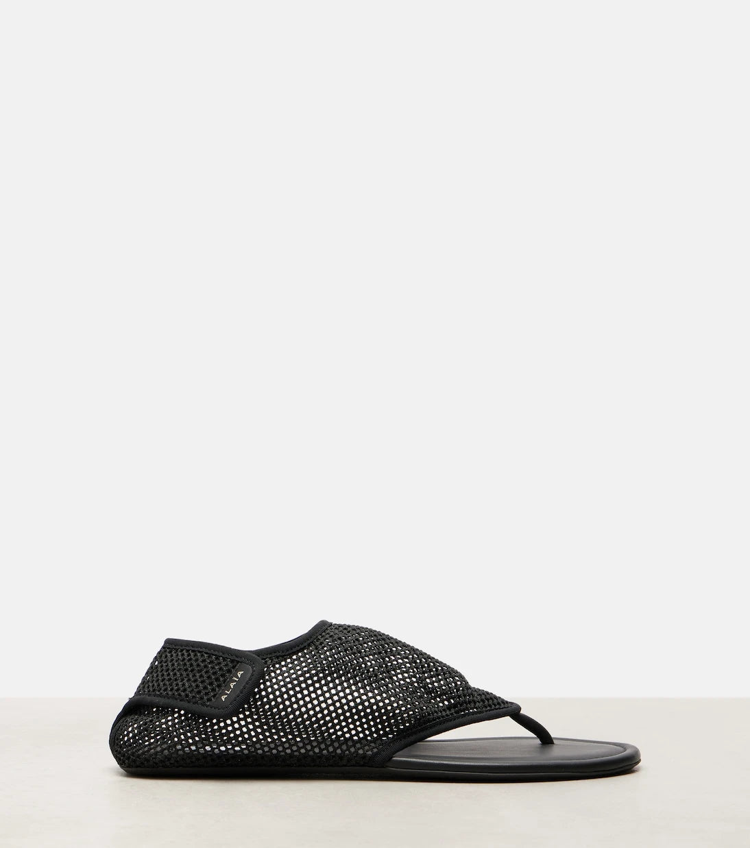 Alaïa - Fishnet thong sandals