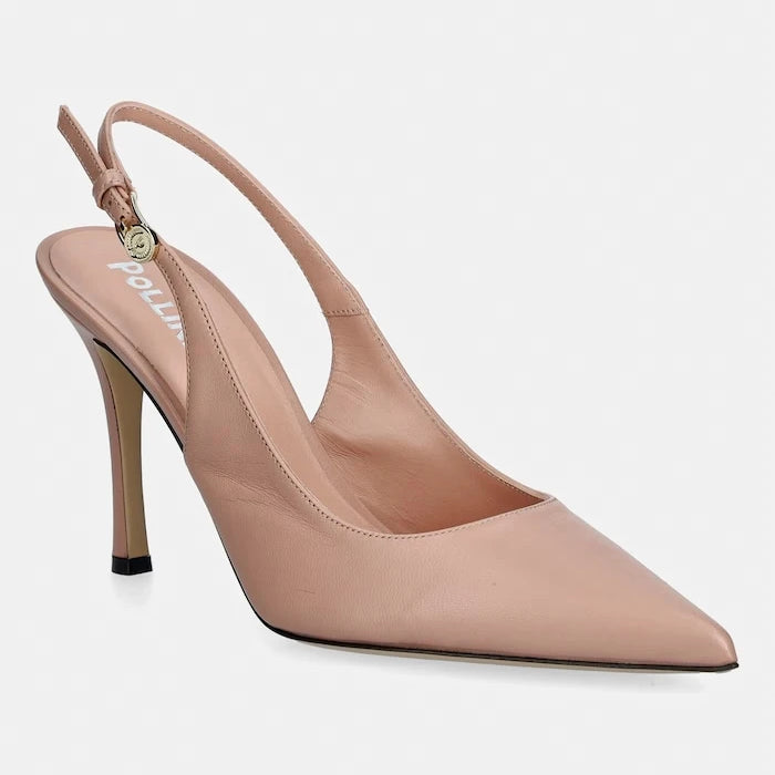 Кожени обувки с тънък ток Pollini