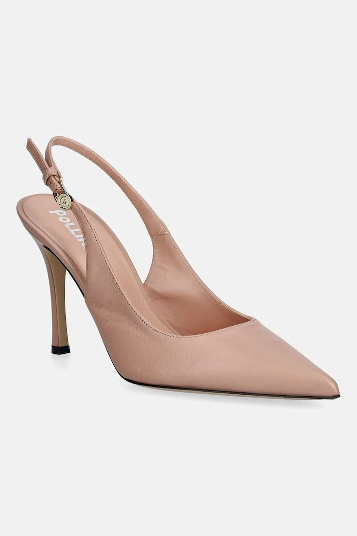 Кожени обувки с тънък ток Pollini