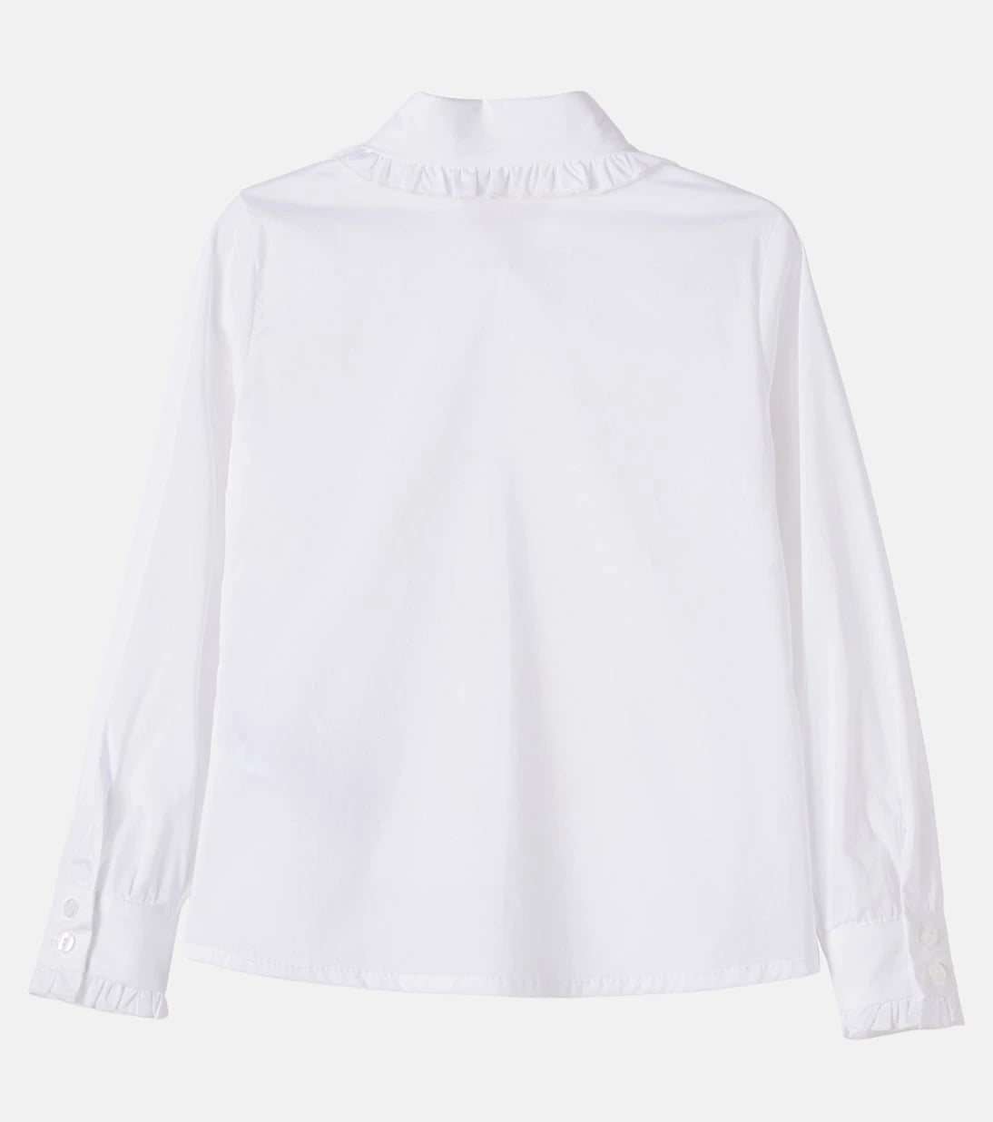 Monnalisa - Bow-detail cotton shirt