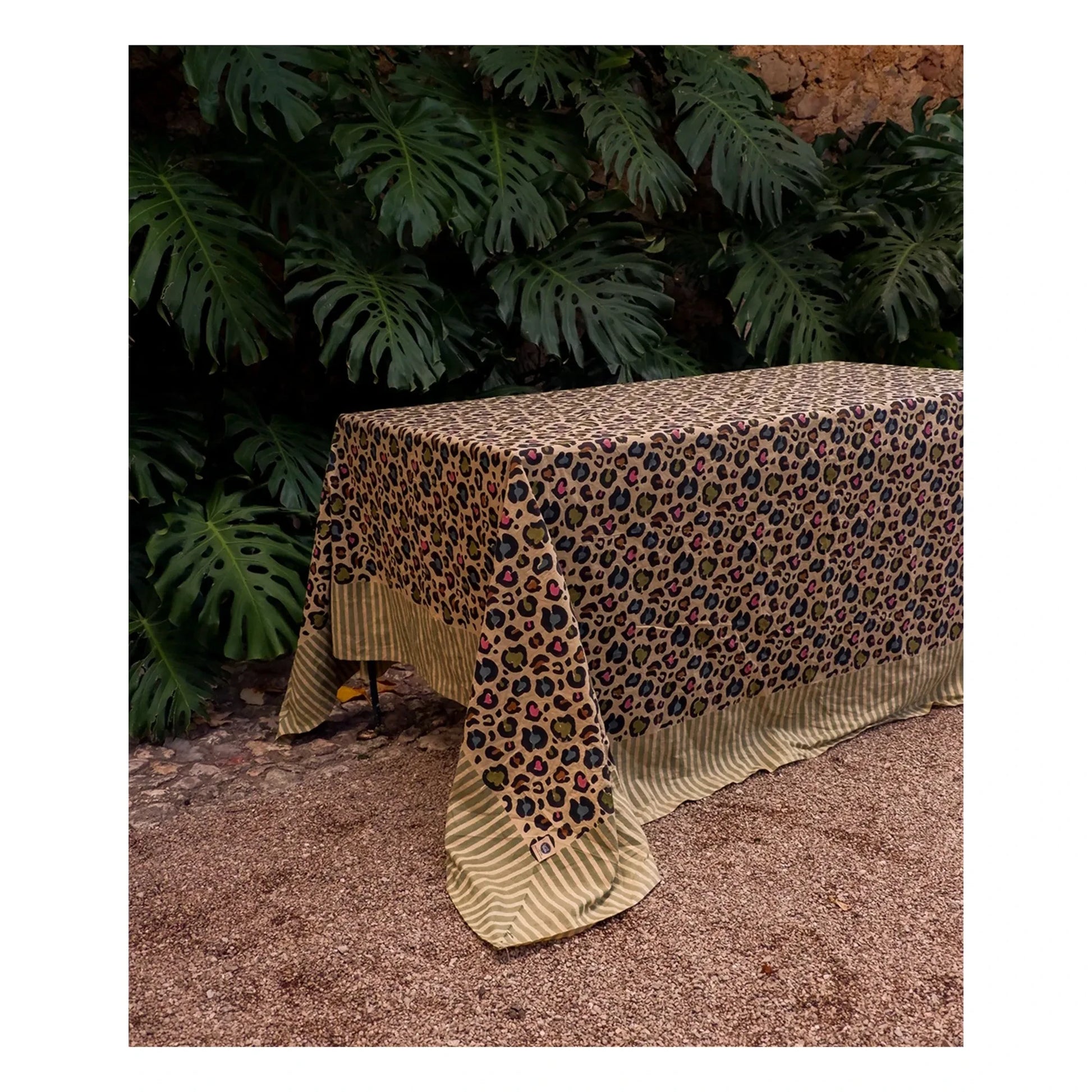 Doing Goods - Disco Leopard Tablecloth | Multicoloured