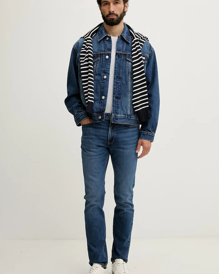 Calvin Klein Jeans pamuklu erkek kot ceket