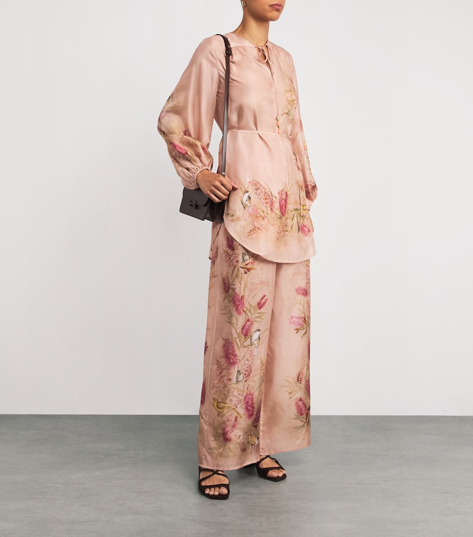 Zimmermann Silk Cascadian Tunic Top