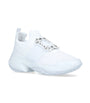Roger Vivier White Viv' Run Strass Buckle Sneakers