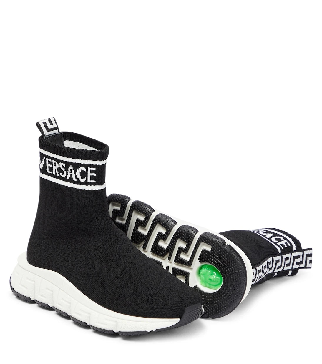 Versace Kids - Logo sock sneakers