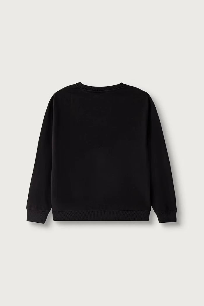Çocuk pamuklu sweatshirt B-NEW BOX LOGO C W