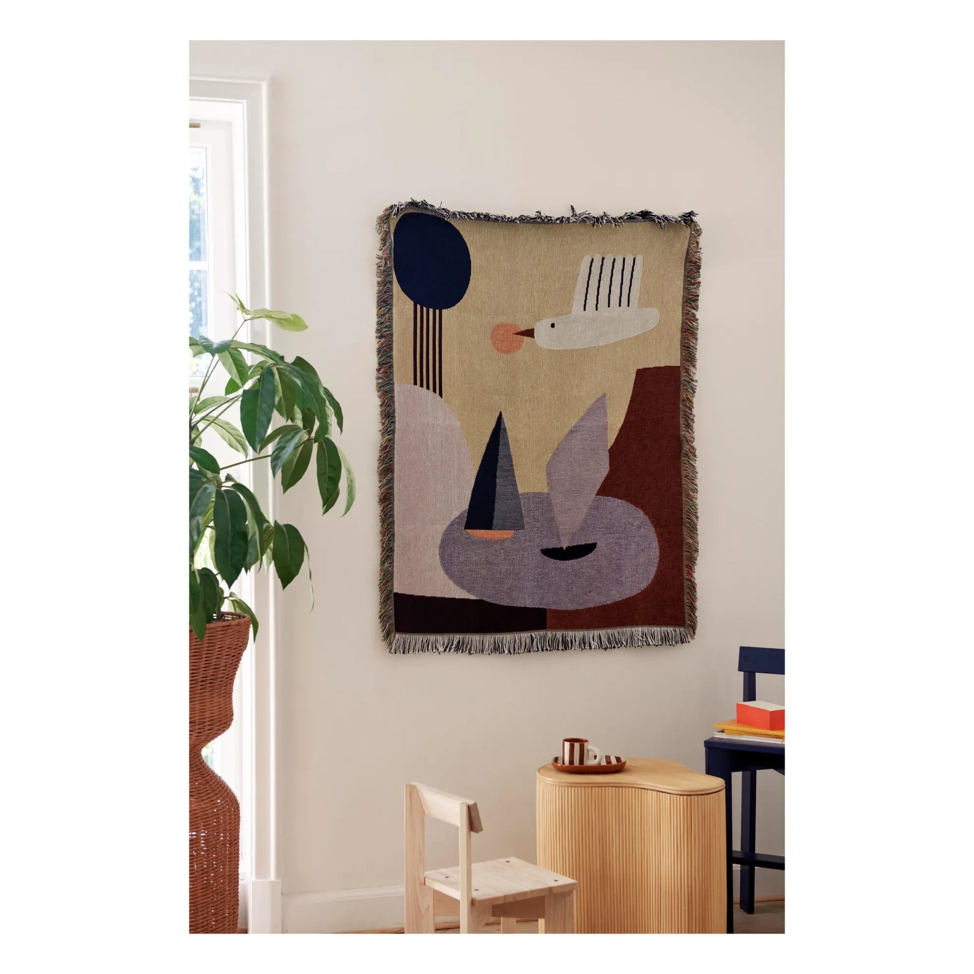 Ferm Living Kids - Bird Hanging Rug