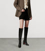Christian Louboutin Red Janitta Leather Knee-High Boots 85
