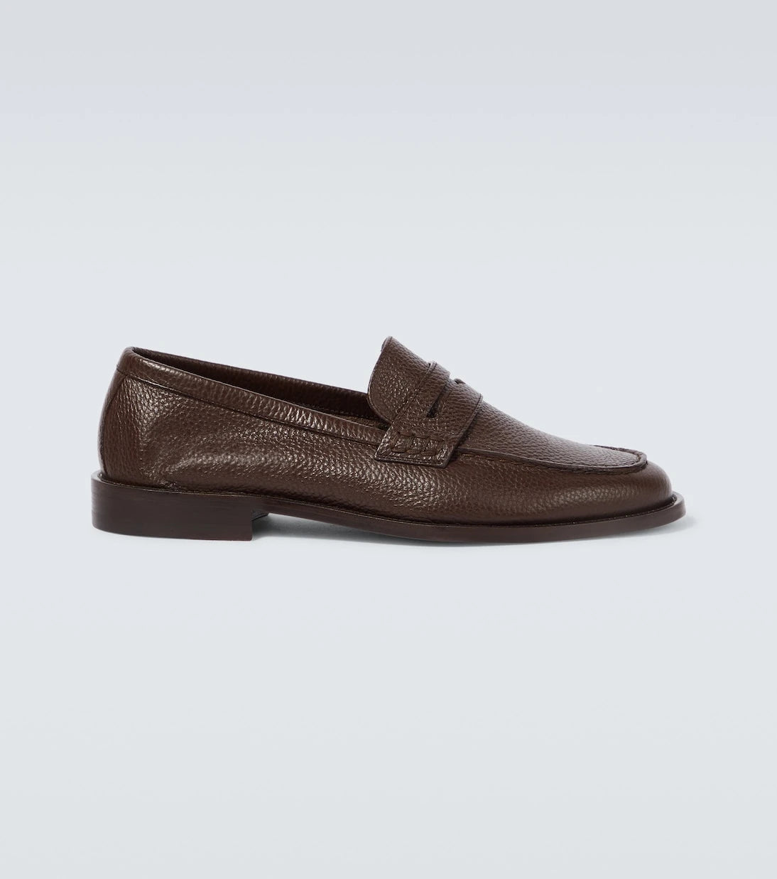 Manolo Blahnik - Perry leather penny loafers