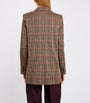 Multi Wool-Cotton Houndstooth Blazer