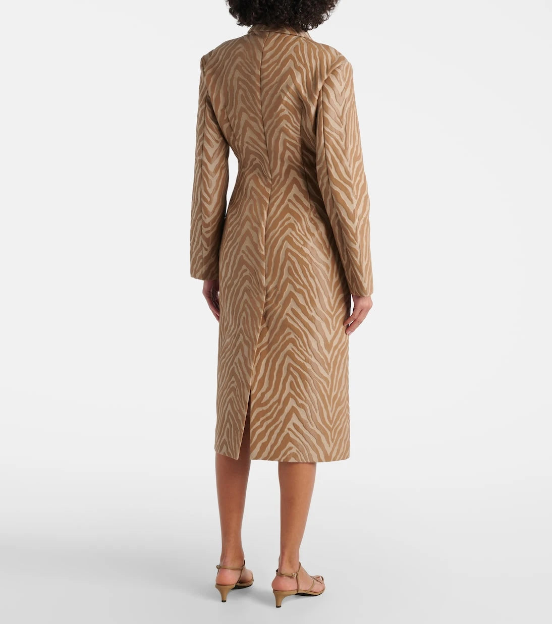 Tove - Mira cotton-blend jacquard coat