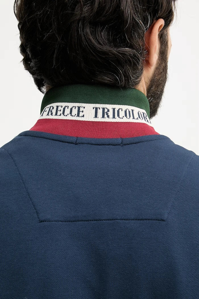 Aeronautica Militare erkek fermuarlı sweatshirt
