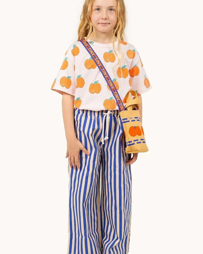 Детски памучен панталон Tinycottons STRIPES WOVEN PANT