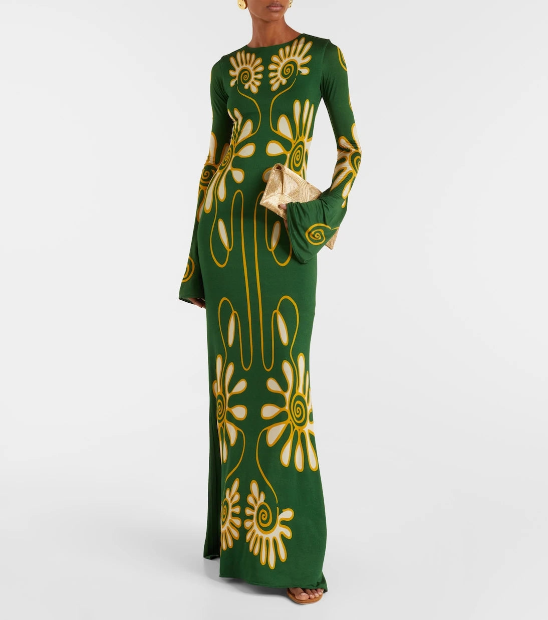 Cala de la Cruz - Amay printed maxi dress
