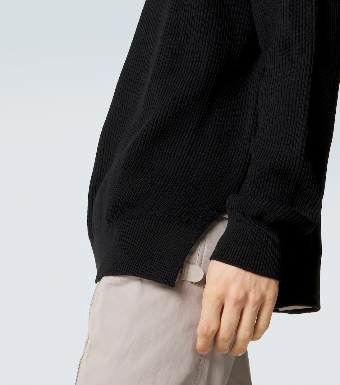 Rick Owens - Jumbo LS virgin wool sweater