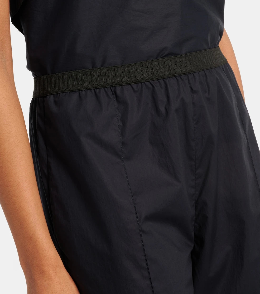 Plan C - High-rise cotton straight pants