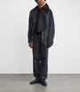 DRIES VAN NOTEN Grey Denim Overdyed Workwear Jacket
