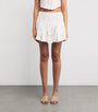 Charo Ruiz Ibiza Ivory Broderie Anglaise Marli Mini Skirt