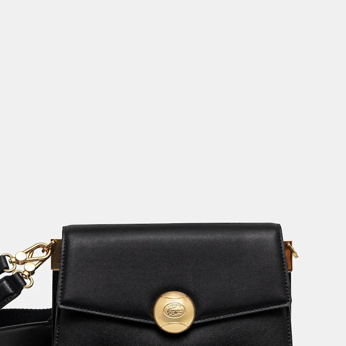 Lacoste Чанта crossbody дамска от кожа