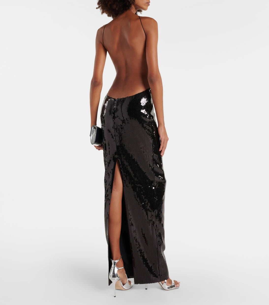 Mônot - Elsa cutout sequined gown