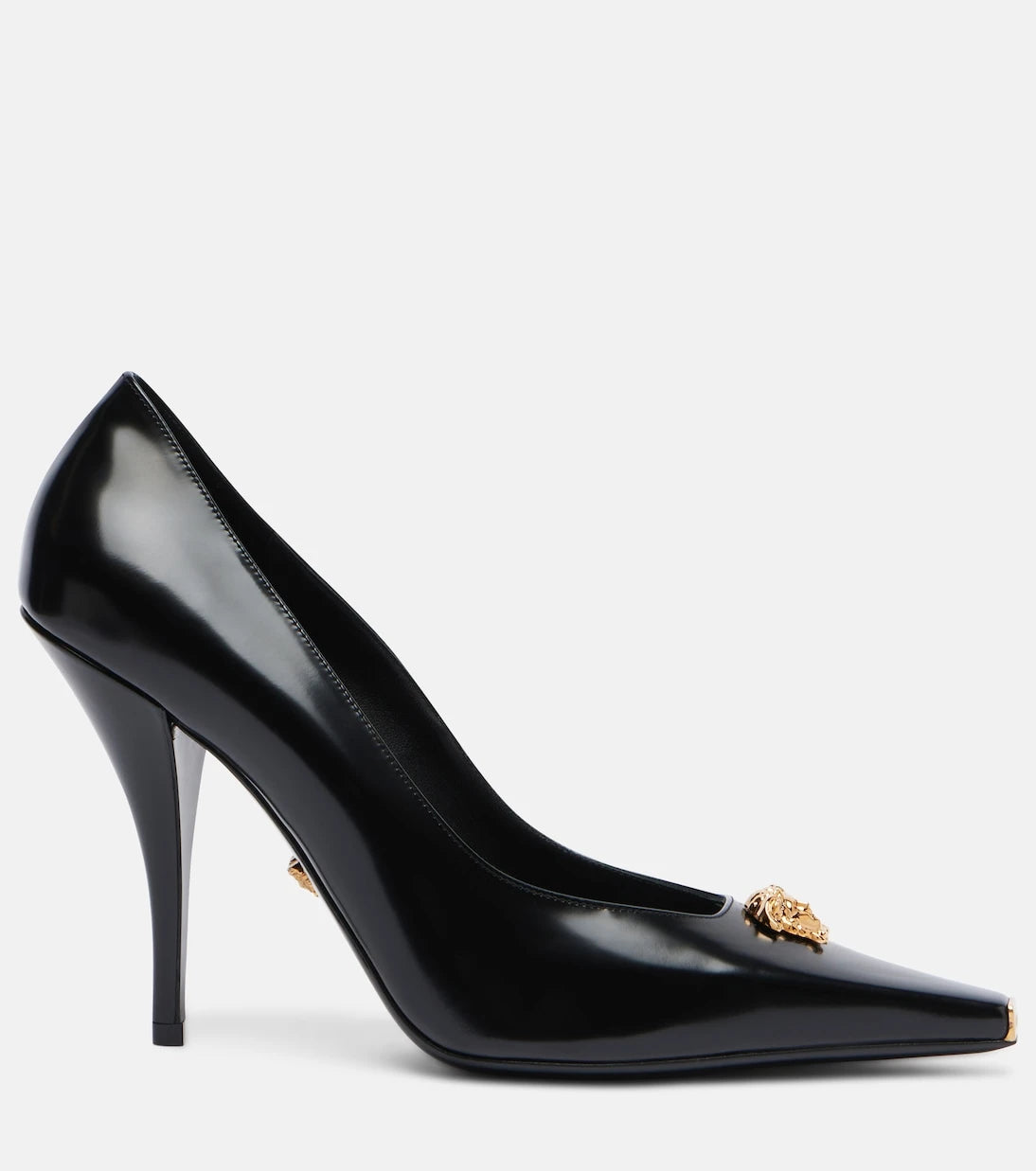 Versace - La Medusa 105 leather pumps