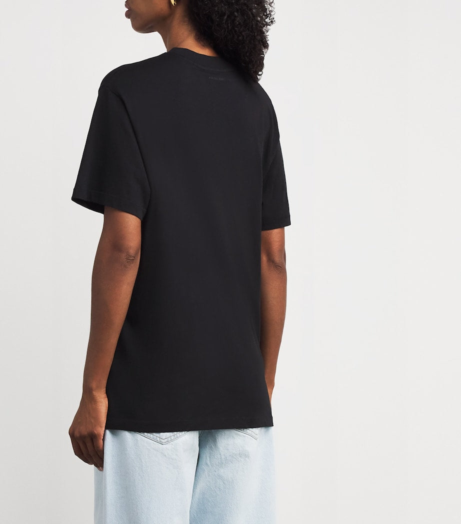 Black Chenille Patch Lili T-Shirt