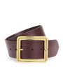 Etro Burgundy Leather Wide Belt