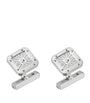 Sterling Silver Santos de Cartier Cufflinks