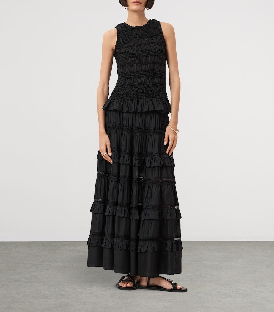 Shirred Marion Sleeveless Top