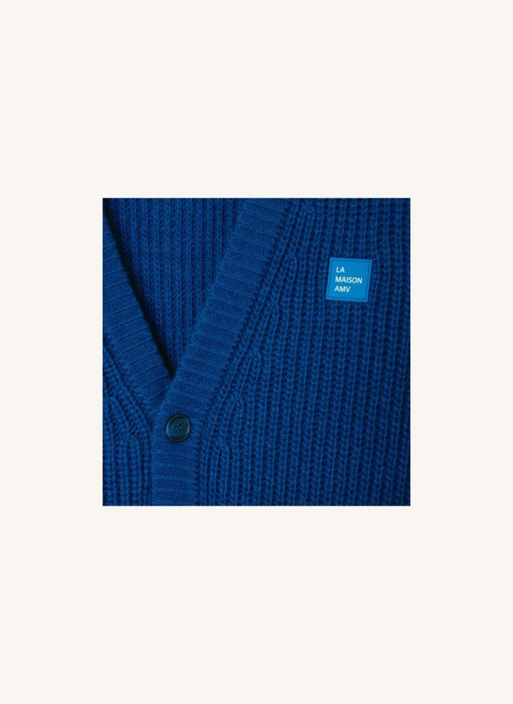 American Vintage - Crashway Wool and Alpaca Cardigan | Royal blue