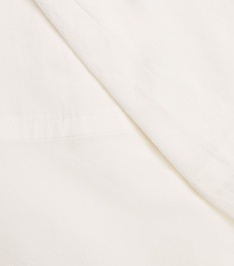 Ivory Organic Cotton Maxine Midi Skirt