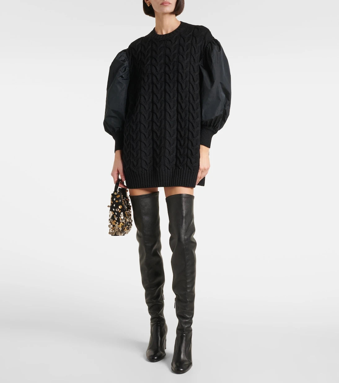 Max Mara - Ancella knitted wool minidress