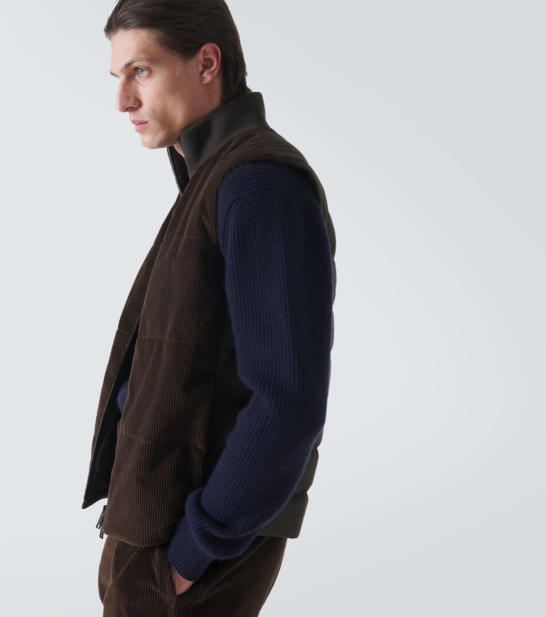 Zegna - سترة تزلج Cashco 3 في 1
