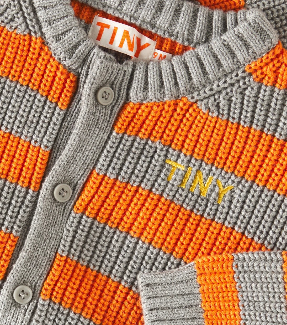 Tinycottons - Baby Stripes cotton and wool onesie